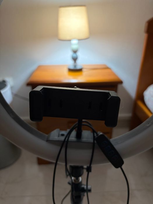 Ring light com 3 modos de luz
