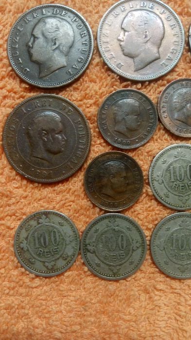 Moedas de reis antigas
