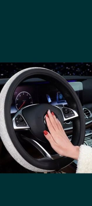 Чехол на руль, кермо з  камнями з стразами