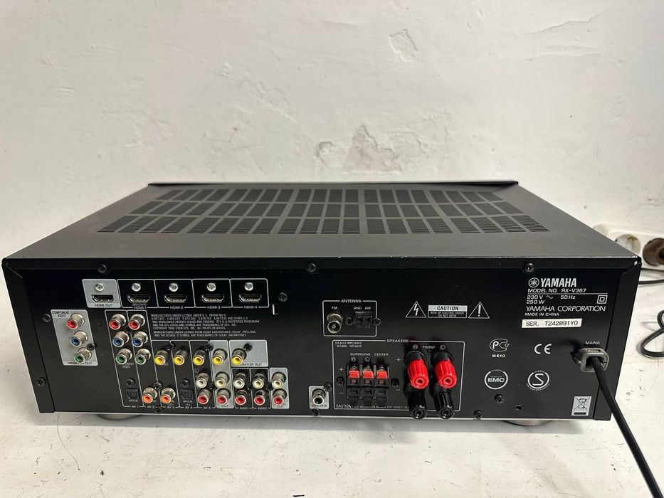 Amplituner AV Yamaha RX-V367  | 5.1 | HDMI | 3D | YPAO | 5 × 100 W | Pilot nie