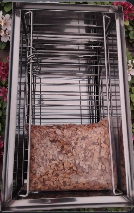 Коптильня горячего копчения з нержавіючої сталі