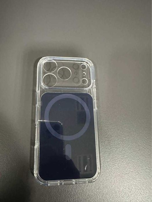 Capas para iphone 17 Pro, Transparente e Azul com Macsafe