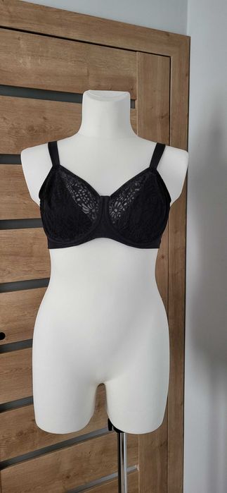 Biustonosz stanik czarny 90C