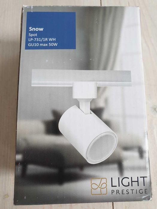 Biała lampka lampa spot Light Prestige listwa oświetleniowa
