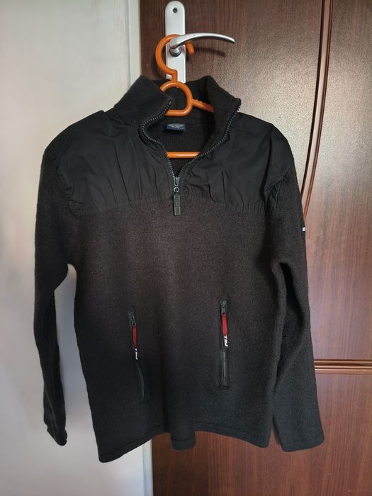 Tommy Hilfiger Sweter Vintage 100% Wełna Wool Retro Męski