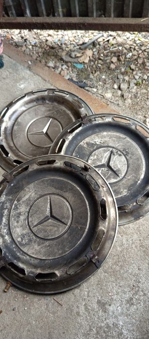 Kołpaki Mercedes Benz beczka 3szt rarytas