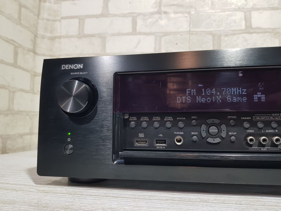 ТОР! 7.2 AV ресивер DENON AVR X4100, *7x165 Вт, HDMI, Wi-Fi, Bluetooth USB