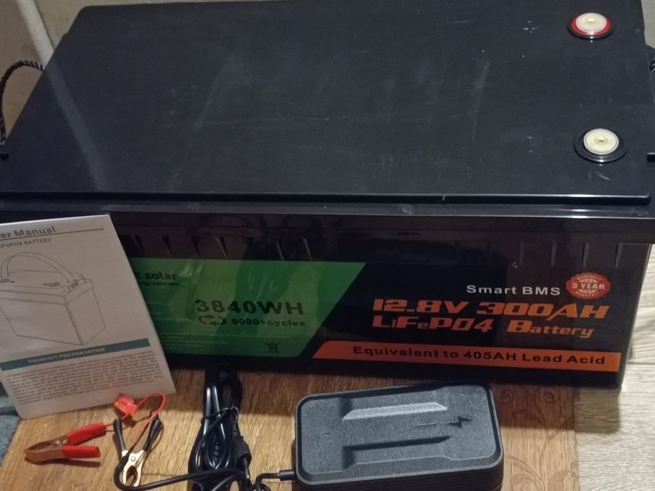 LiFEPO4 12v 600ah 7860вт+инвертор 3квт 12v+контроллер+зарядное100А