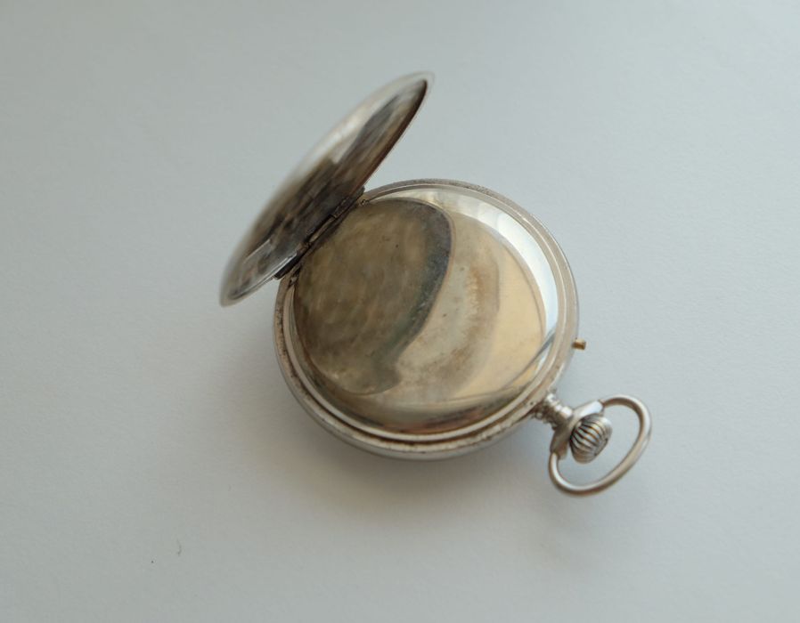 Relógio de bolso vintage, limpo e revisto em Maio 2026