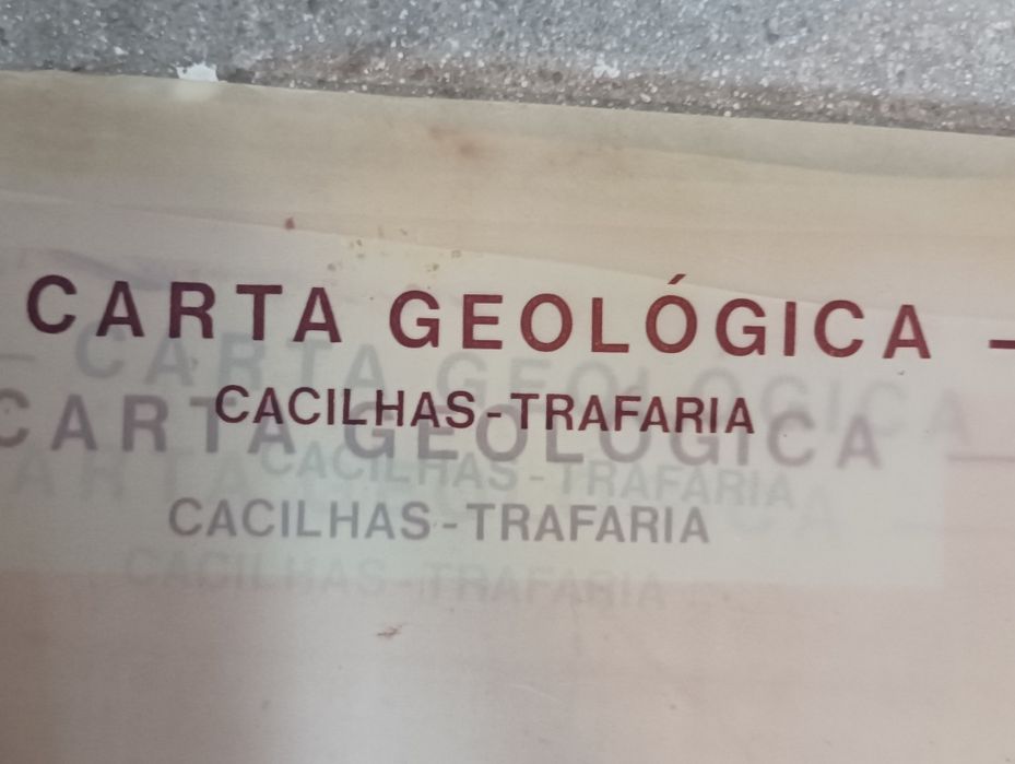 Carta geológica Trafaria