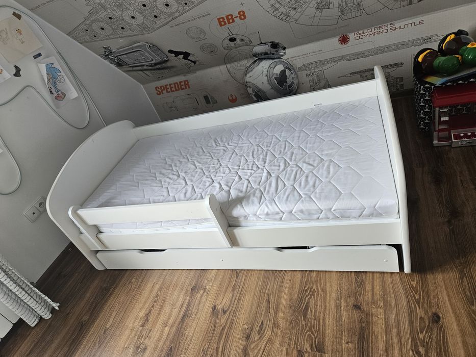 Łóżko chłopięce z szufladą