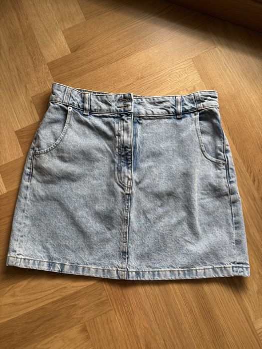 Jasnoniebieska spodniczka mini MANGO, rozmiar L