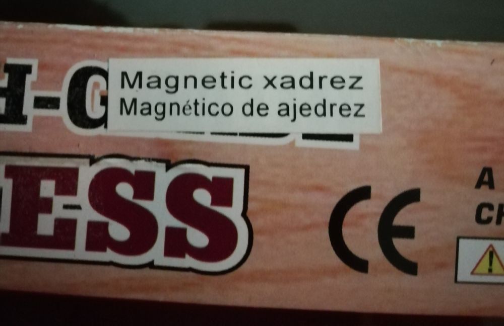 Jogo xadrez magnético