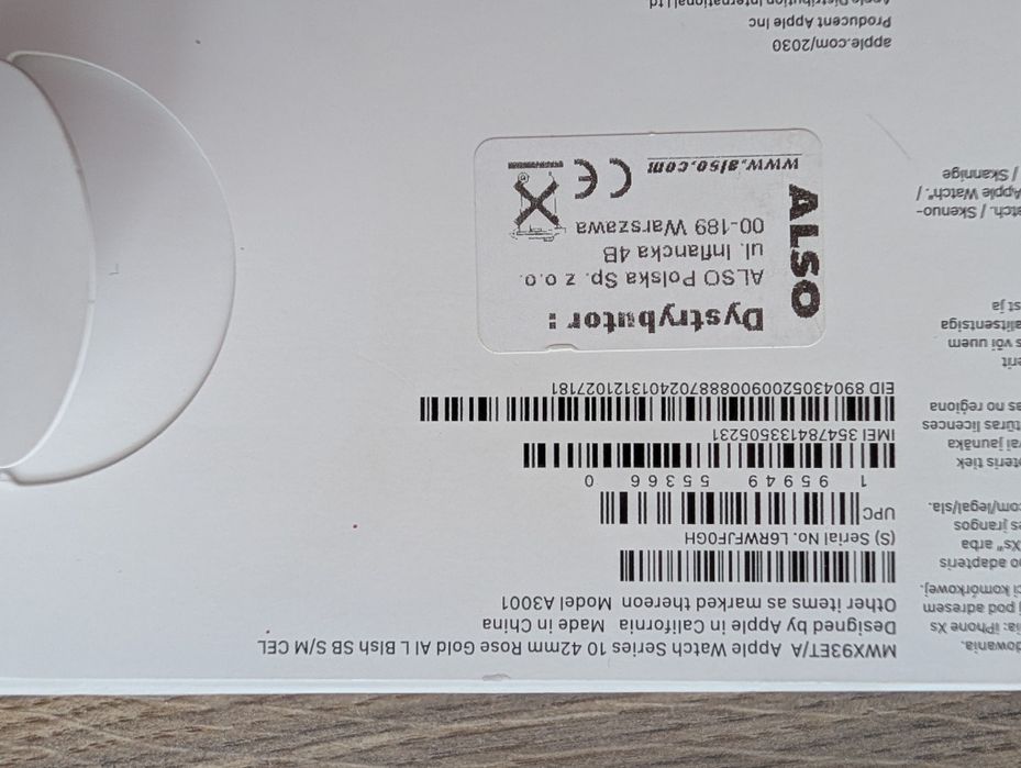 Apple iwatch 10 42mm cellular z sim