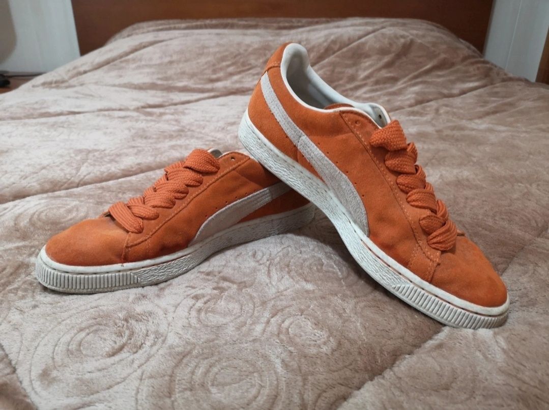 Puma suede classic laranja hot sale