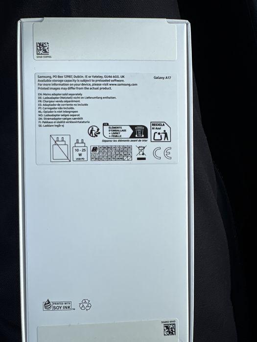 Smartphone SAMSUNG A17 novo- 256 GB - Preto)