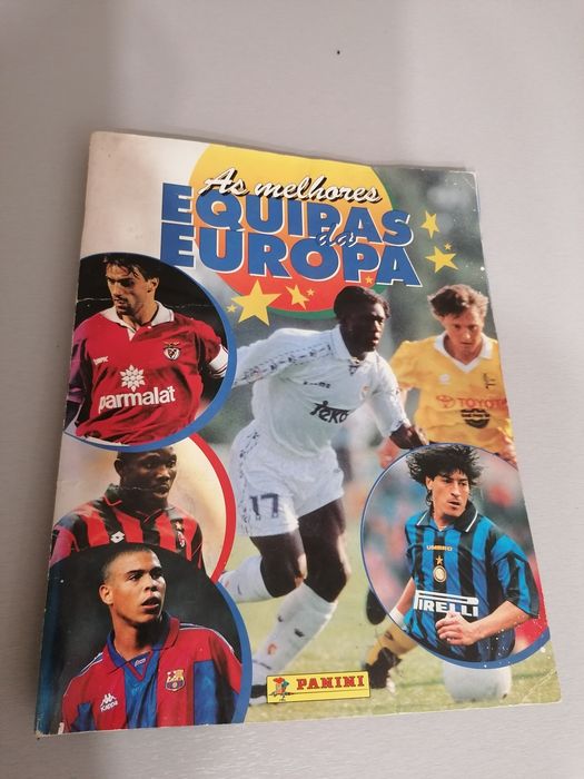 Caderneta As melhores equipas da Europa panini