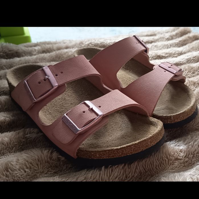 Биркенштоки ортопедичні шльопанці шльопки birkenstock arizona рожеві 35 36 біркенштоки взуття б у