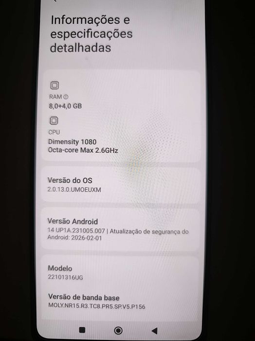 Telemóvel redmi note 12 pro+ 5G