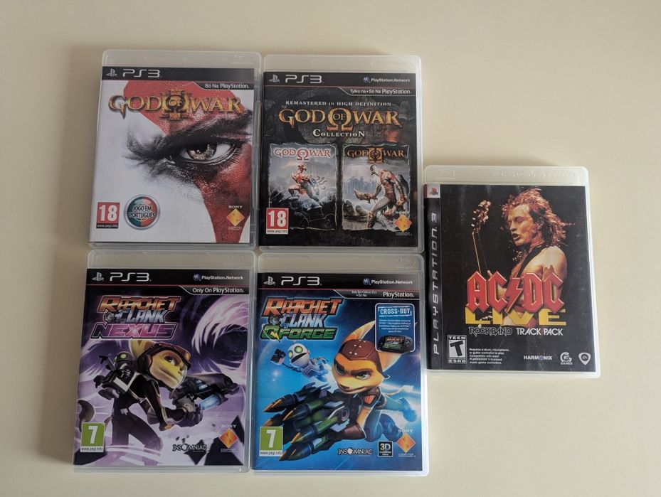 Jogos PS3, PS4 e PS5