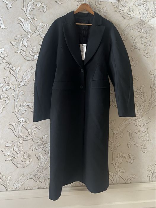 Женское приталенное пальто Zara,жіноче пальто Зара,елегантне пальто,M