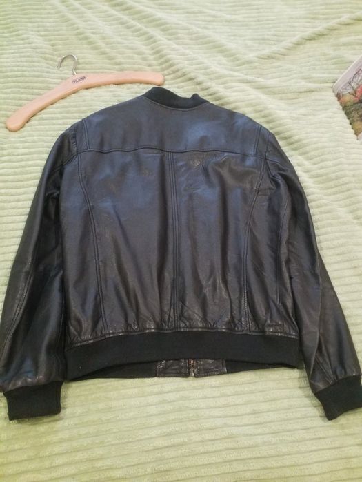 Куртка чоловіча шкіряна Zara