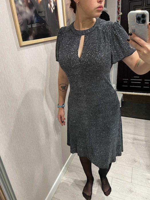 Нова сукня з блискітками люрекс з етикеткою  Roman.co.uk 12 розмір