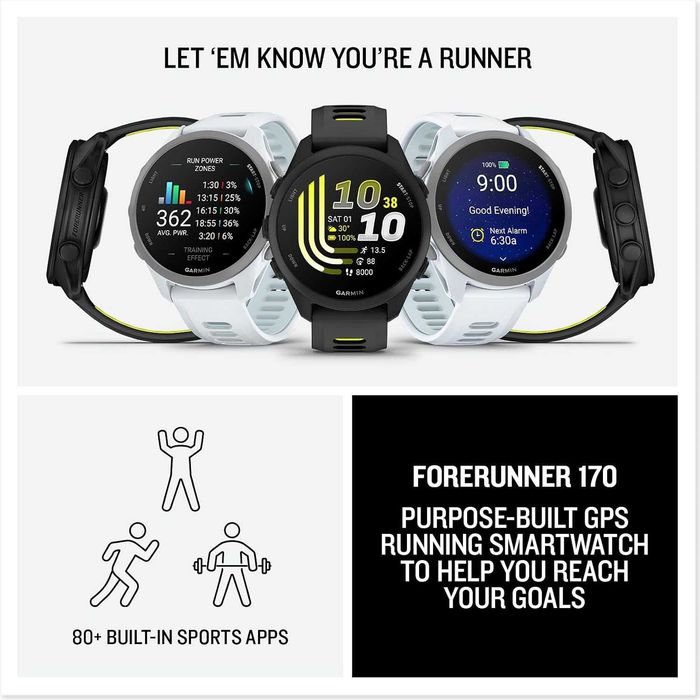 Garmin Forerunner 170 43 mm Whitestone with Cloud Blue 010-03920-01