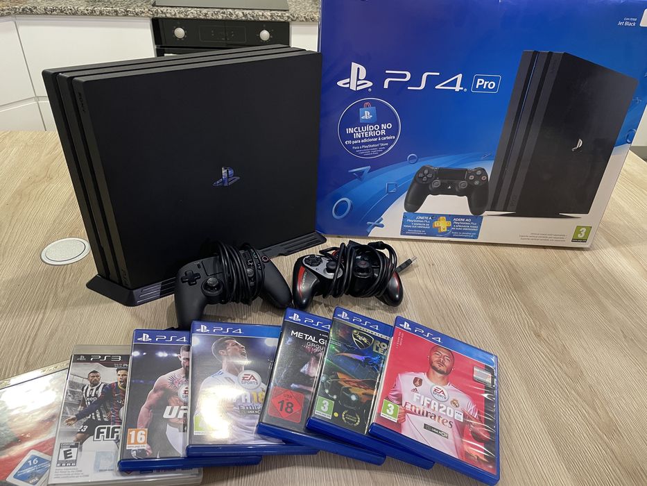 Pack PS4 Pro 1tb + kit VR + camara + arma + jogos