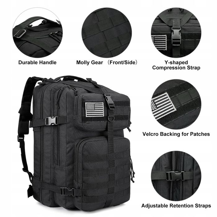 Plecak turystyczny G4Free Rucksack czarny