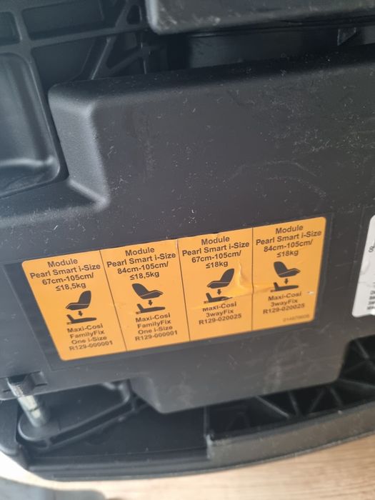 MAXI-COSI fotelik samochodowy PEARL SMART I-SIZE 9-18 kg SCRIBBLE BLAC