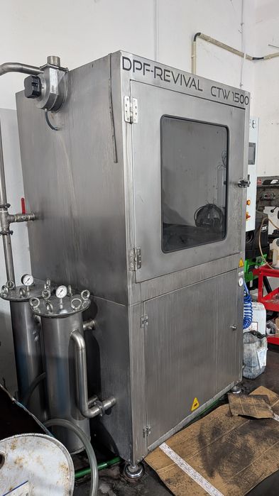 Máquina de limpeza de filtros de partículas