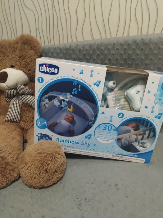 Дуга-нічник Chicco на ліжечко