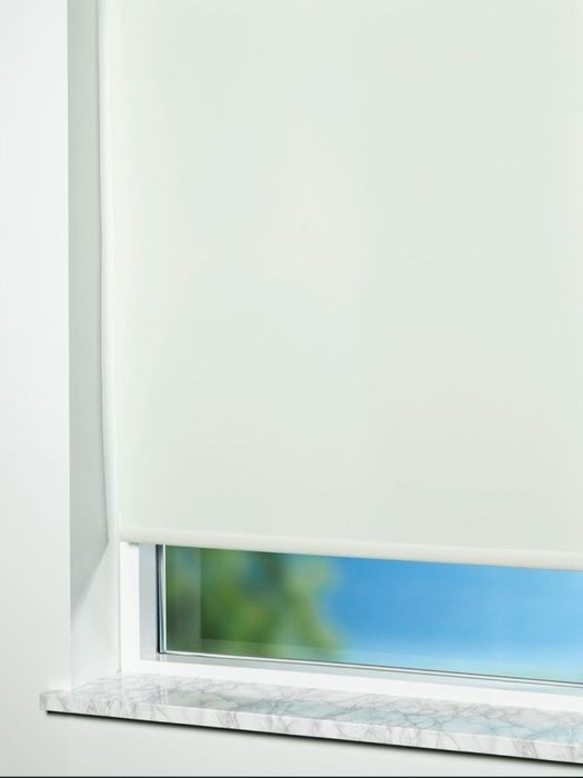 Estore enrolável opaco branco 90x210cm