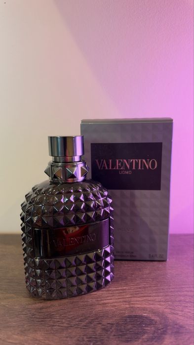 Valentino Uomo Intense EDP 100 ml – ubytek, ok. 55–60 ml pozostało