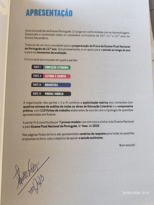 Exame 2024 - Português 12º