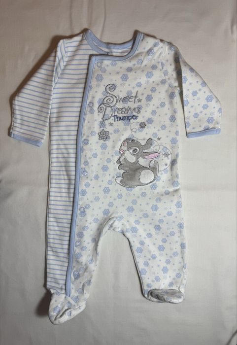 Чоловічок на флісі Disney та х/б на 3-6міс+шапочка