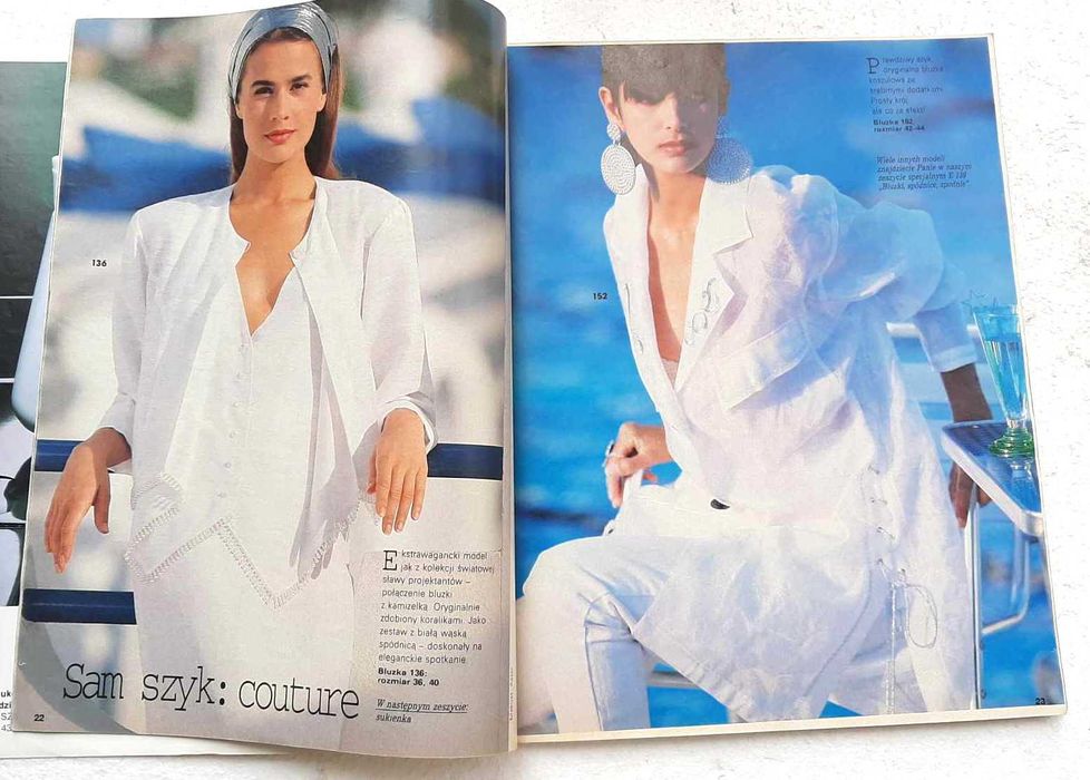 BURDA 4/1991 + wykroje-wersja polska