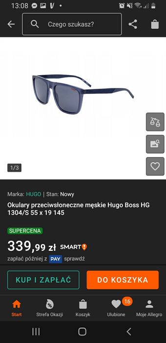 Okulary Hugo  Boss x2