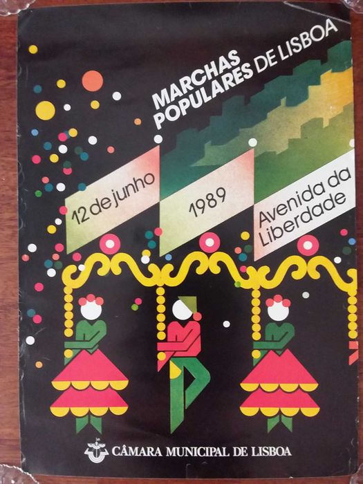 Cartaz Marchas Populares de Lisboa 1989