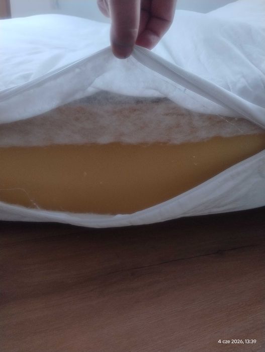 Materac 200x 200cm dwustronny 24cm+ toper
