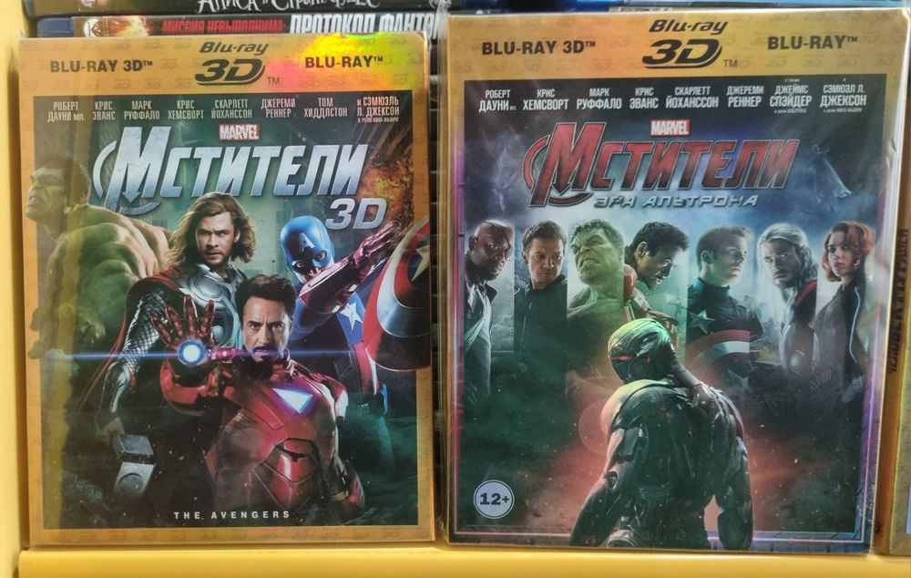 Blu ray коллекційні видання Marvel