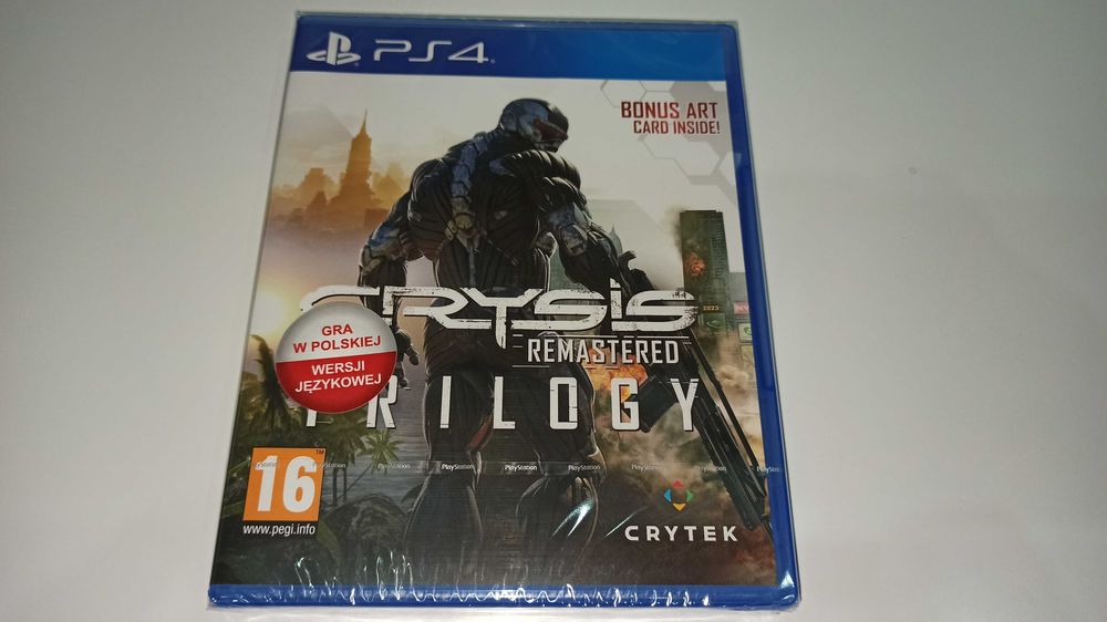 ps4 ps4 CRYSIS REMASTERED TRILOGY po polsku 3 gry na płycie nowa!