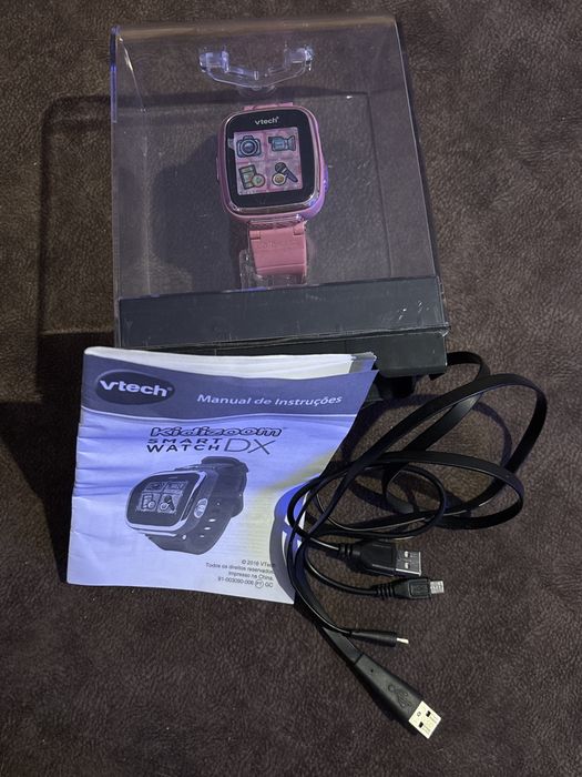 Relógio rosa Kidizoom da vtech