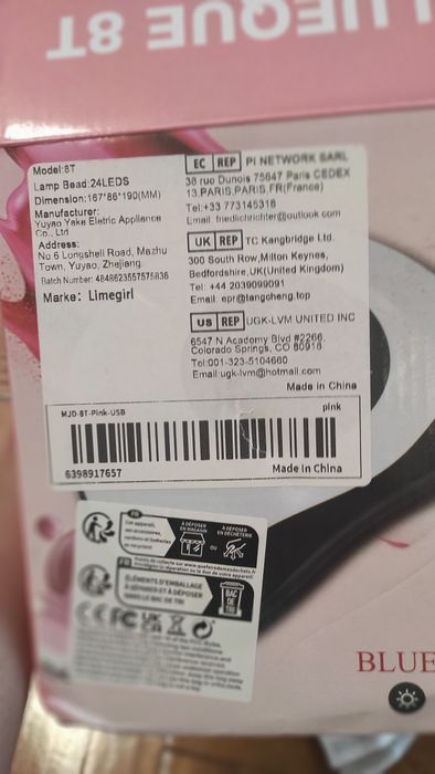 Лампа для манікюру Blueque8T