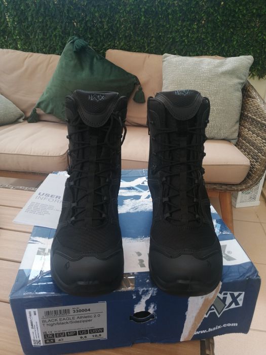 Botas Haix Black Eagle Athletic 2.0 T high/black/Sidezipper