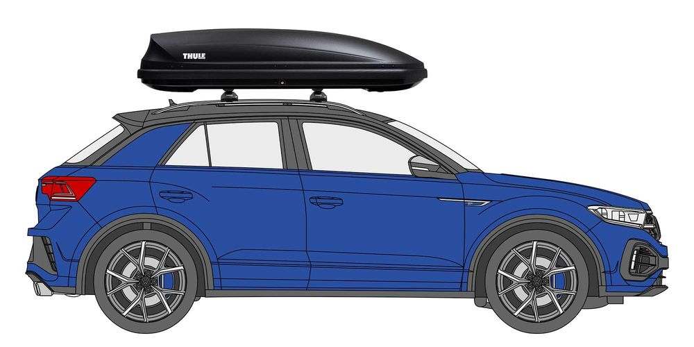 Wynajem box dachowy THULE bagażnik dachowy uchwyt na rowery boks dach