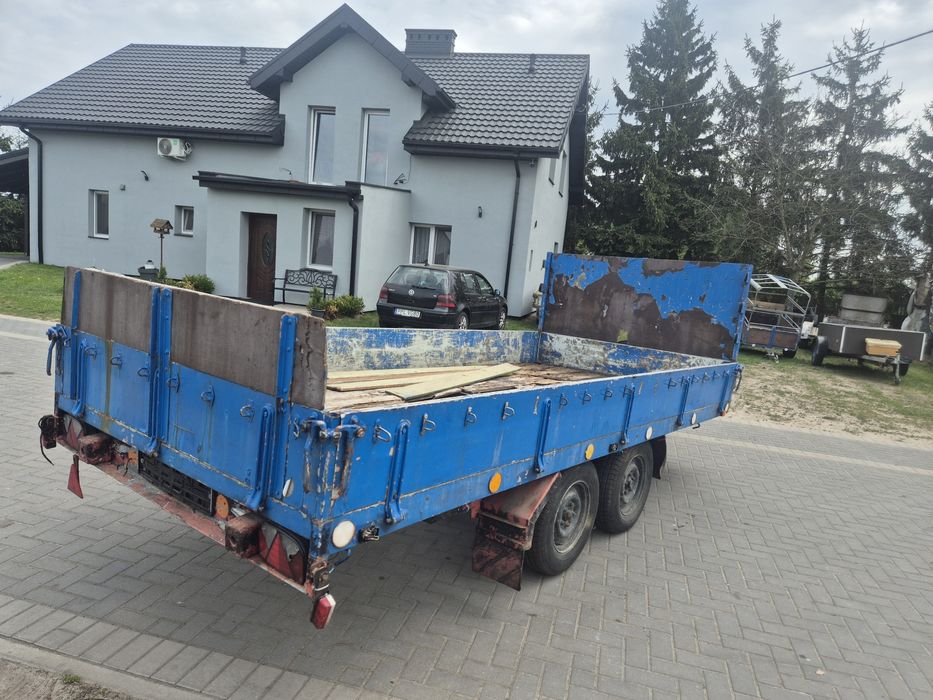 Przyczepka samochodowa platforma 4x1.8 Hapert  Aluminiowe burty