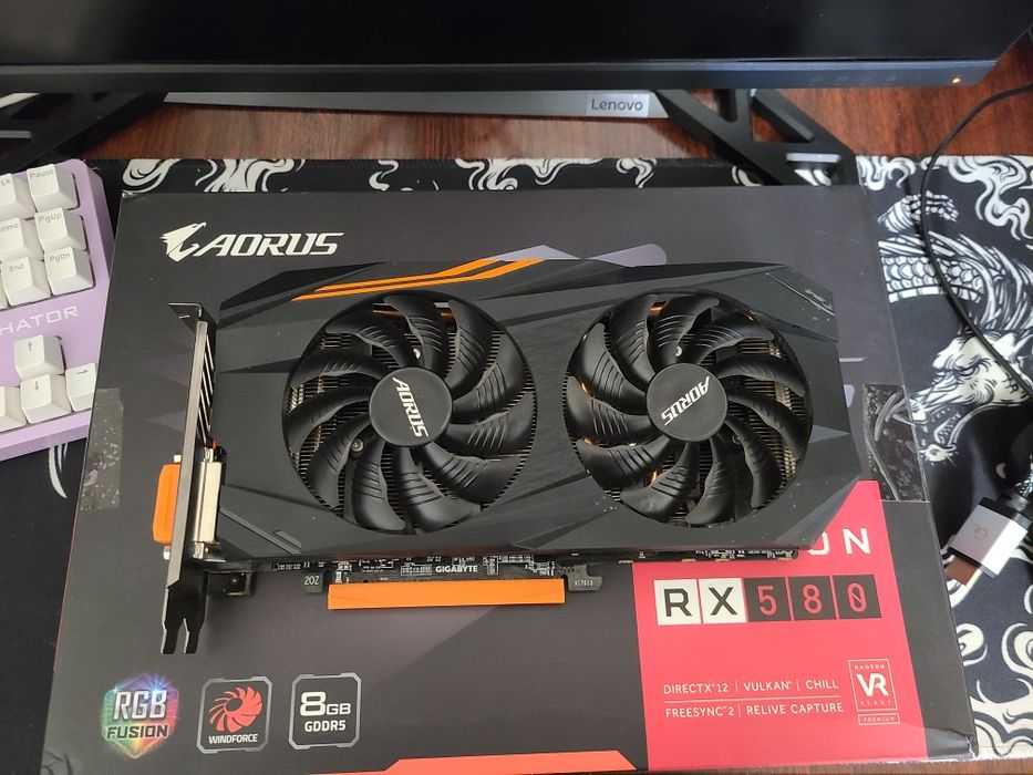Продам видеокарта  RX 580 8gb Aorus