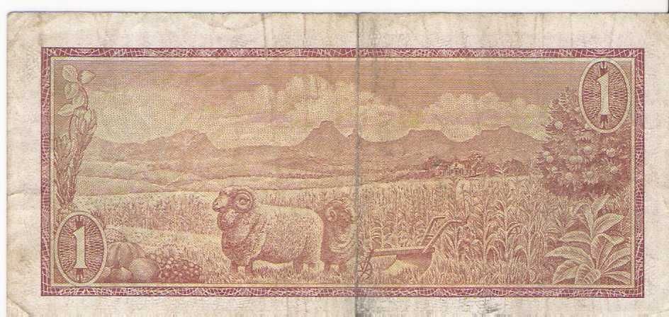 África do Sul - Nota 1 Rand